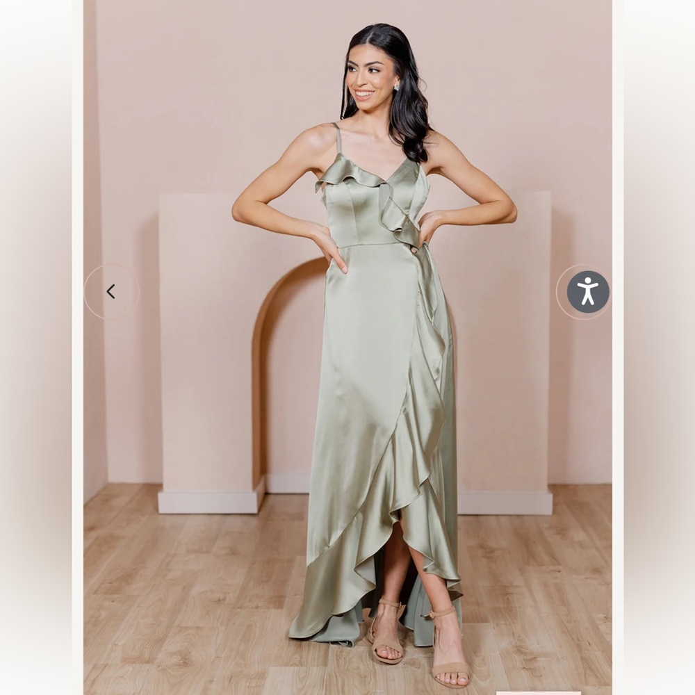 Reverly Paloma Satin Dress